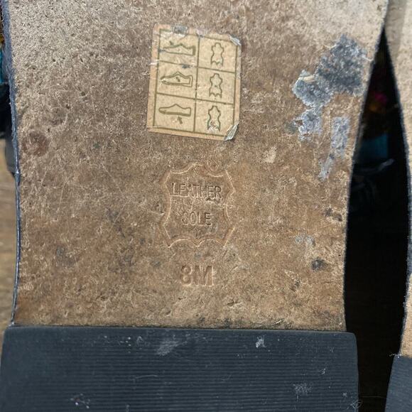 TORY BURCH Isle Slide Embellished Slip-On Sandals Size 8 - Picture 10 of 11